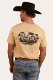 Two-Up Unisex T-Shirt - Dark Sand