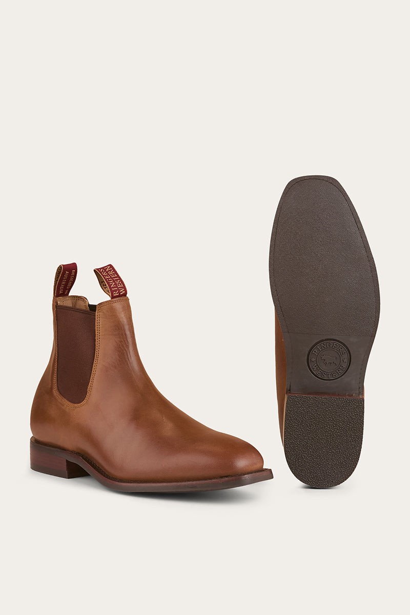 Kununurra Mens Boot - Burnt Brown